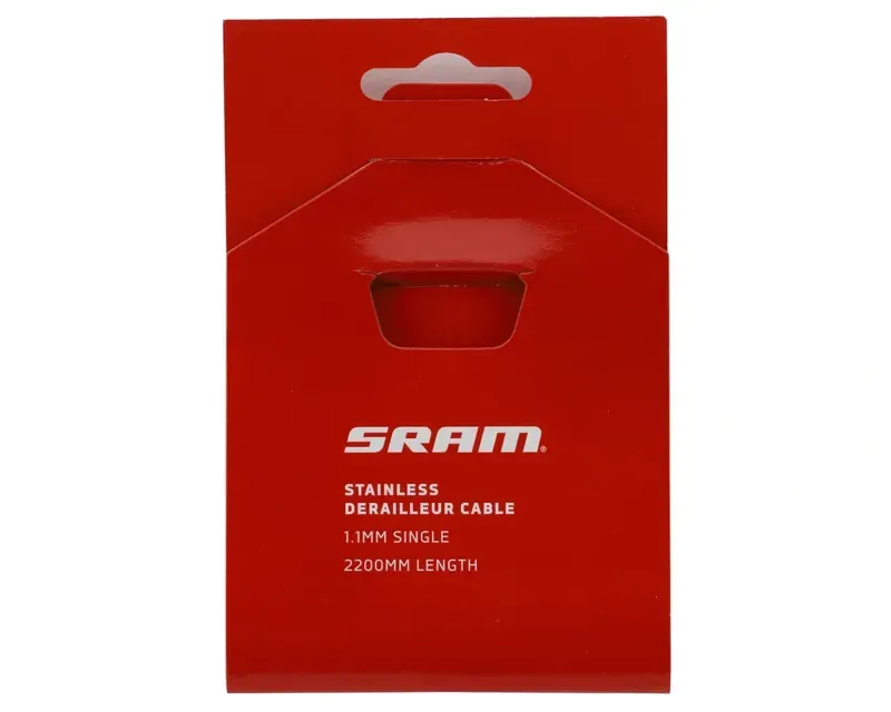 SRAM 1.1 2200mm Single Stainless Shift Cable in Silver-1