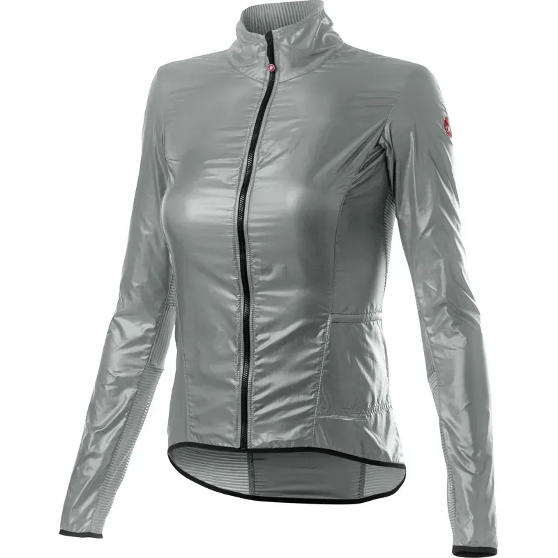 Castelli Aria Shell Womens Jacket in Silver