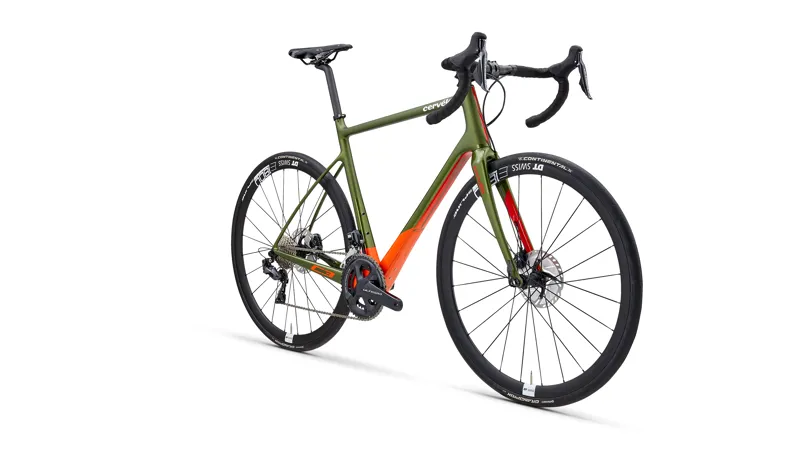Cervelo C3 ULTEGRA DI2 Olive/Orange/Red-8