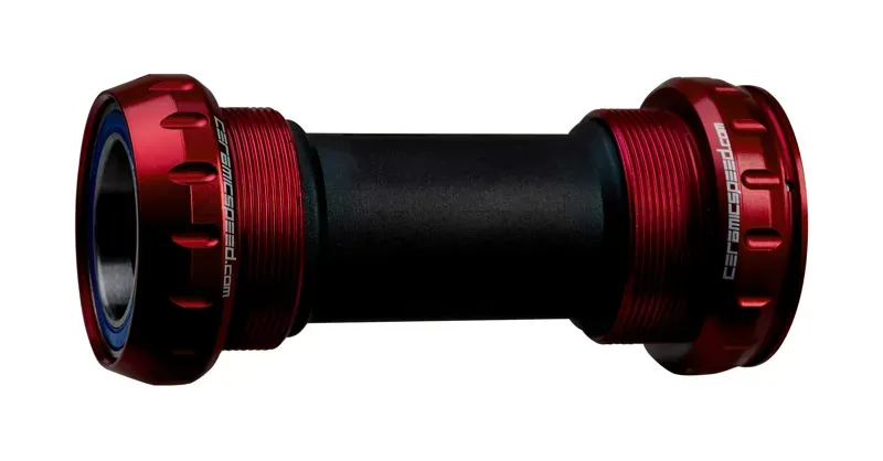 CeramicSpeed BSA Campag UT Coated Bottom Bracket In Red