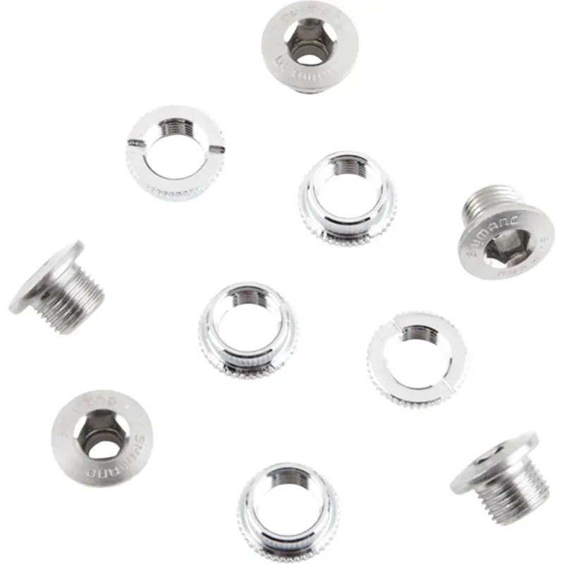 Shimano Spares FC7710 Chainring Bolts 5-pack in Silver