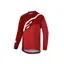 Alpinestars Youth Racer Factory Long Sleeve Jersey In Red