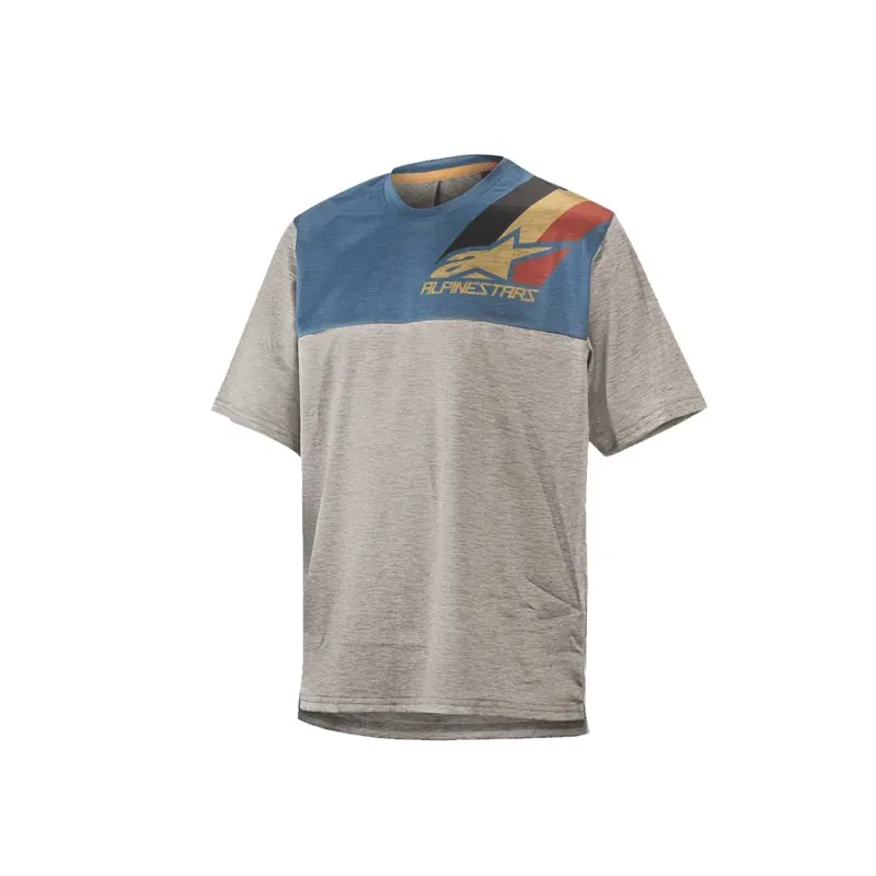 Alpinestars Youth Alps 4.0 Short Sleeve Jersey In Grey