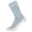 Santini SEFRA Design Medium Profile Cycling Socks in Blue