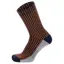 Santini SEFRA Design Medium Profile Cycling Socks in Orange