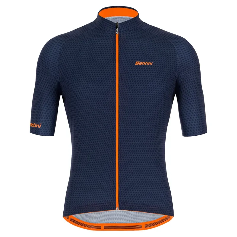 2021 Santini Karma Kite Short Sleeve Jersey in Blue