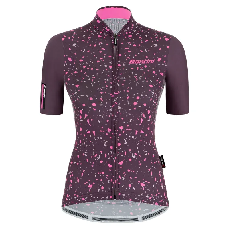 2021 Santini Delta Pietra Womens Short Sleeve Jersey in Purple