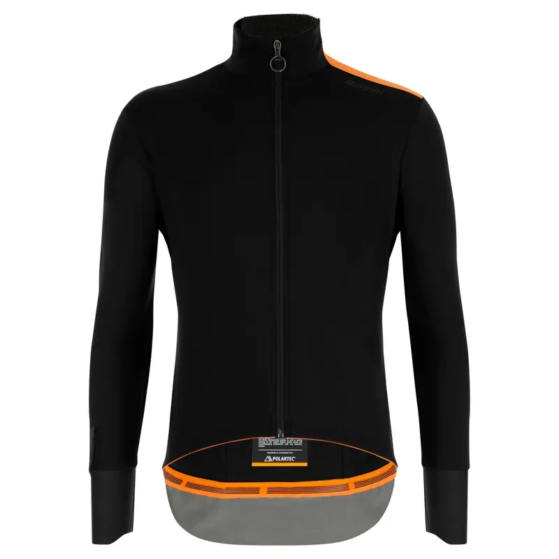 Santini Vega Extreme Windproof Jacket in Black