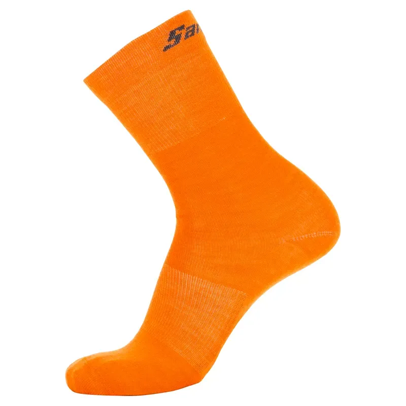 Santini High Profile Wool Socks in Orange