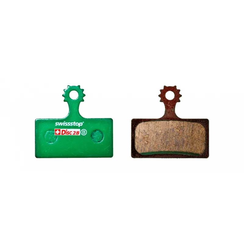 Swissstop Organic 28 Disc Pads - Shimano XTR BR-M9000/20/M987 XT/M8000/M785 SLX/M675/M666