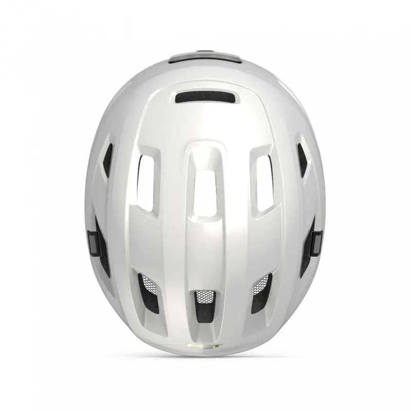 Met E-Mob Helmet in White-3