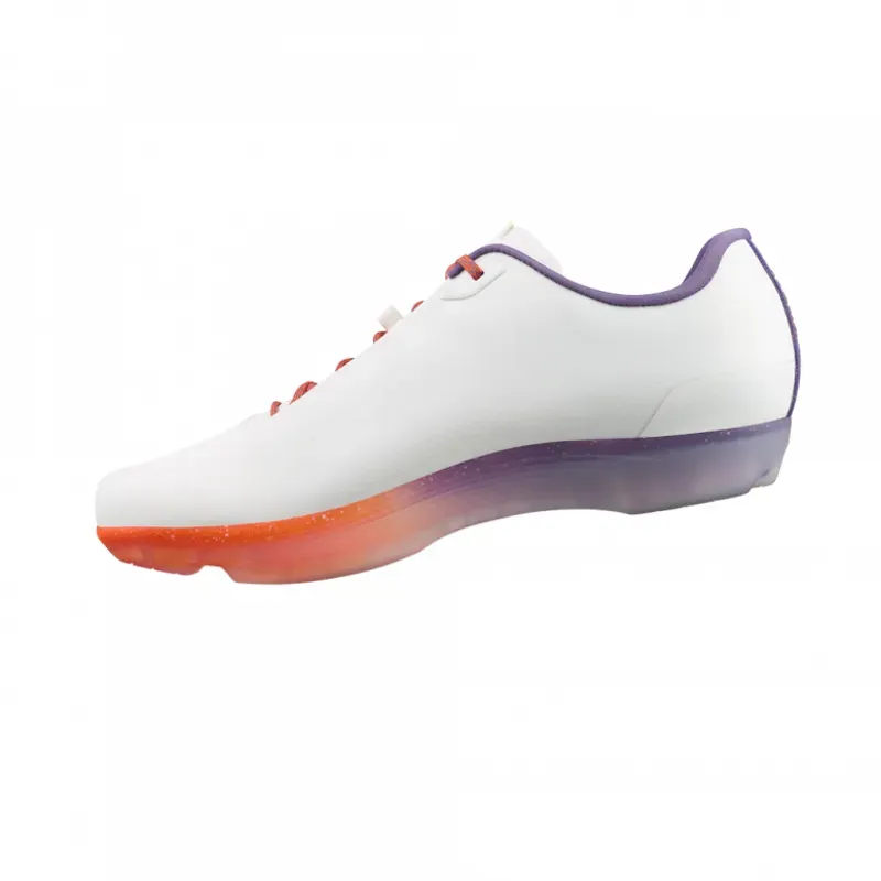 Fizik Tempo Beat Shoes in White/Orange-2