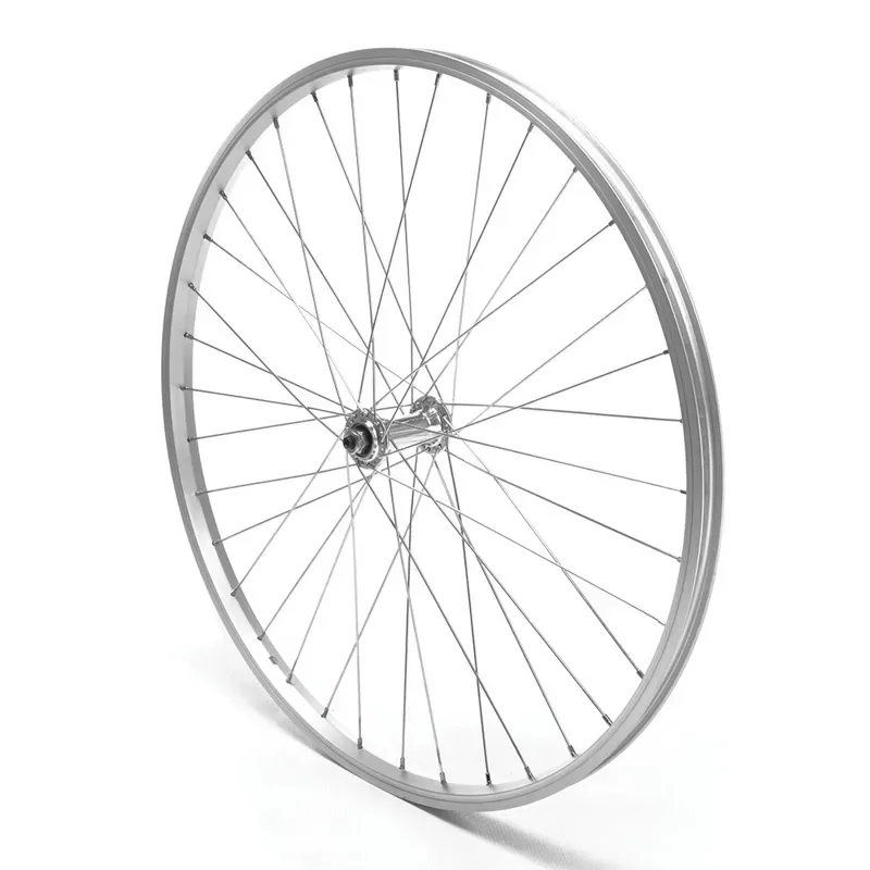 Wheels 26-inch Single Wall QR V-Brake Front MTB Wheel in Silver