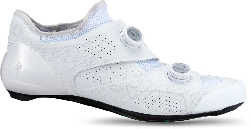 Specialized S-Works Ares Carbon Sole  Road Shoes in White 