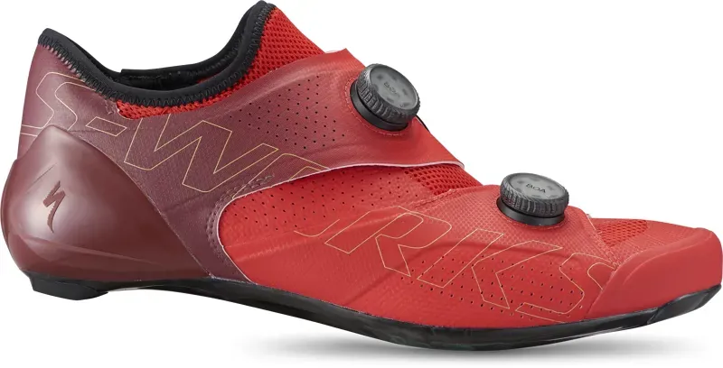 Specialized S-Works Ares Carbon Road Shoes in Red