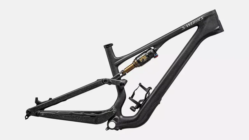 Specialized S-Works Stumpjumper 15 Frameset in Satin Black/Cool Grey/Obsidian/Dove Grey