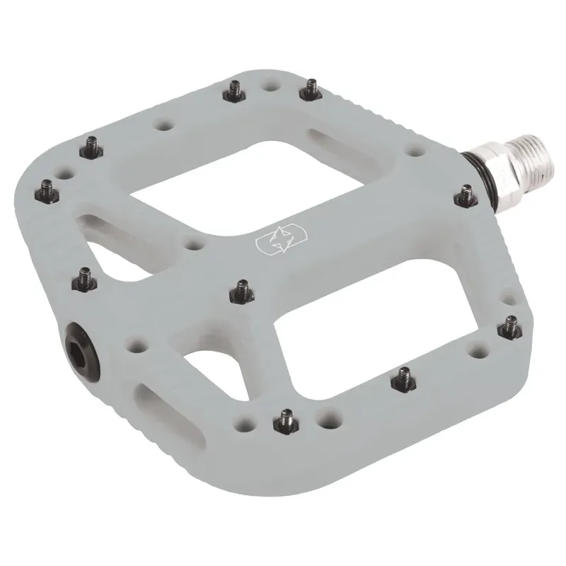 Oxford Loam 20 Nylon Flat Pedals in Grey