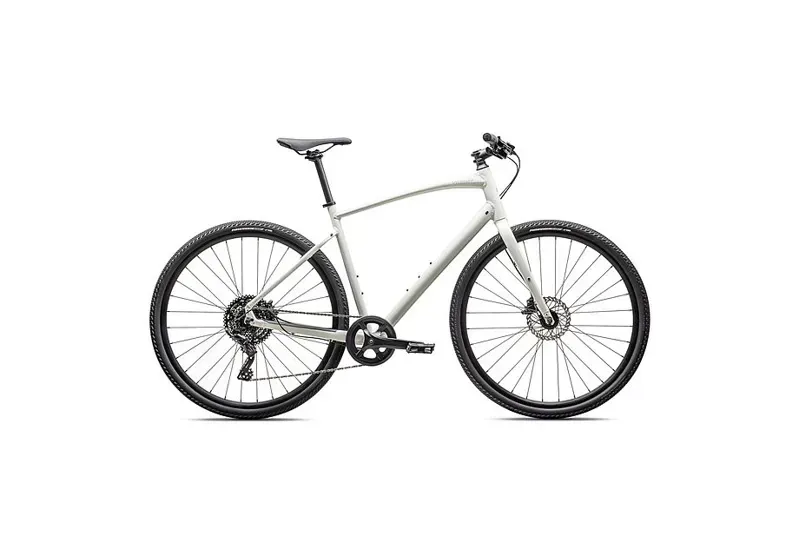 Specialized Sirrus X 2.0 Hybrid Bike In Gloss Dune White/Dove Grey Reflective