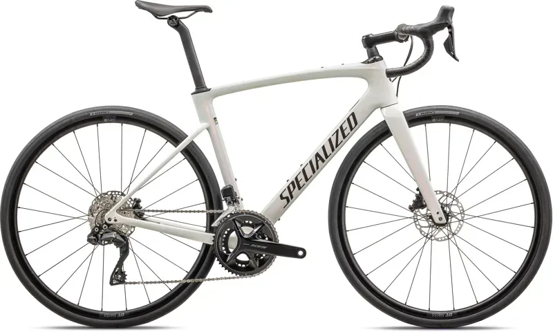 Specialized Roubaix SL8 Comp Performance Road Bike in Red Ghost Over Dune White/Obsidian