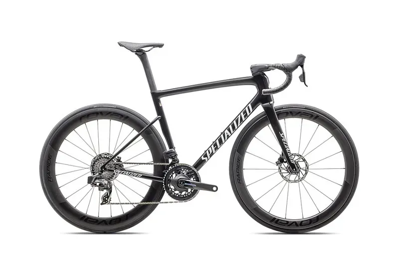 Specialized Tarmac SL8 Pro - SRAM Force eTap AXS Road Bike In Gloss Carbon/Metallic White Silver-1
