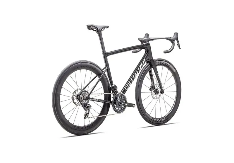 Specialized Tarmac SL8 Pro - SRAM Force eTap AXS Road Bike In Gloss Carbon/Metallic White Silver-3