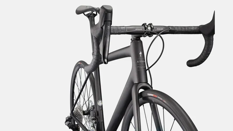 Specialized Aethos Comp Carbon Road Bike in Black-2