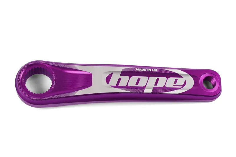 hope evo crankset purple
