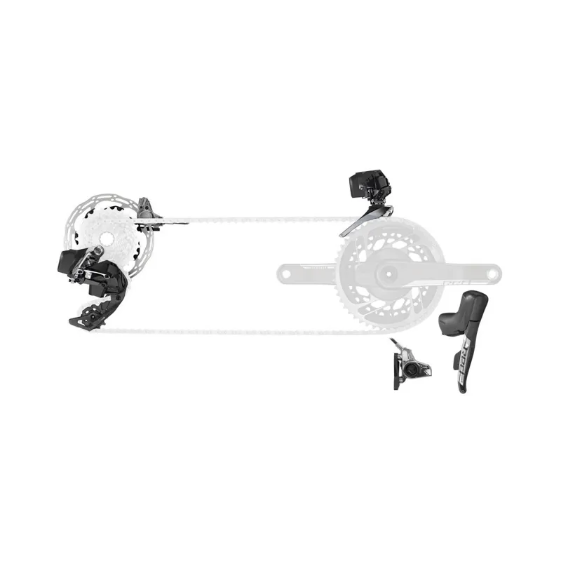 Sram Red Etap Axs 2x d1 Electronic Postmount Hrd Groupset shift/Hyd Di