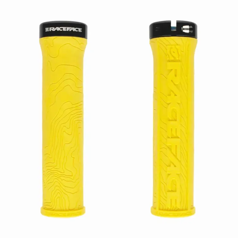 Race Face Half Nelson Lock On Grips in Yellow