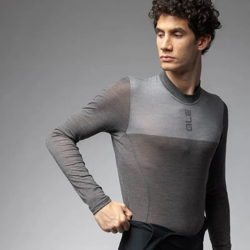Ale Clothing Impatto Intimo Long Sleeve Baselayer in Black-2