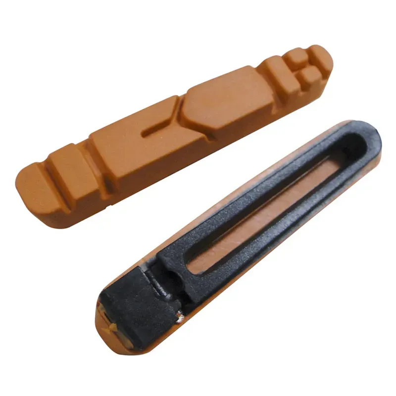 Ashima Shimano Road Brake Insert Rubber/Plastic Pro-G Pads in Orange