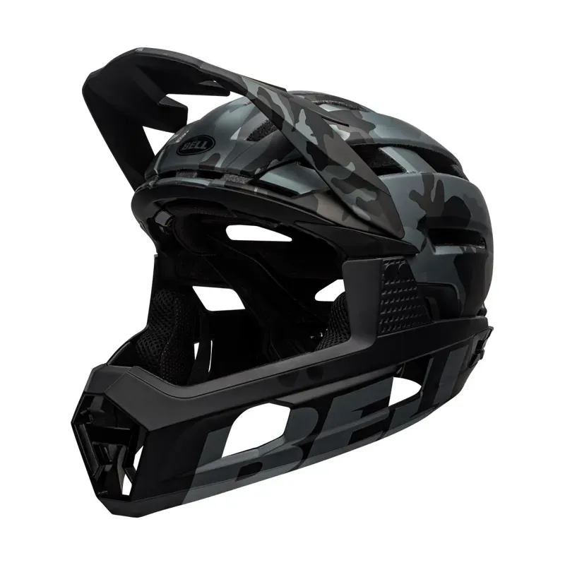 Bell Super Air R MIPS MTB Camo Full Face Helmet in Black