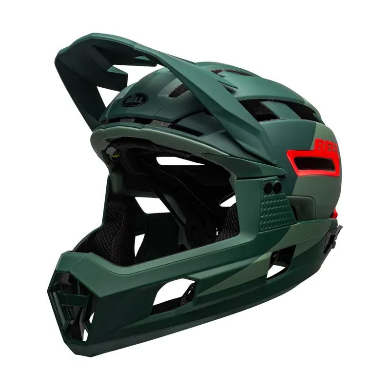 Bell Super Air R MIPS MTB Full Face Helmet in Green