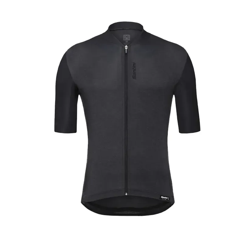 Santini 365 Classe Short Sleeve Jersey in Black