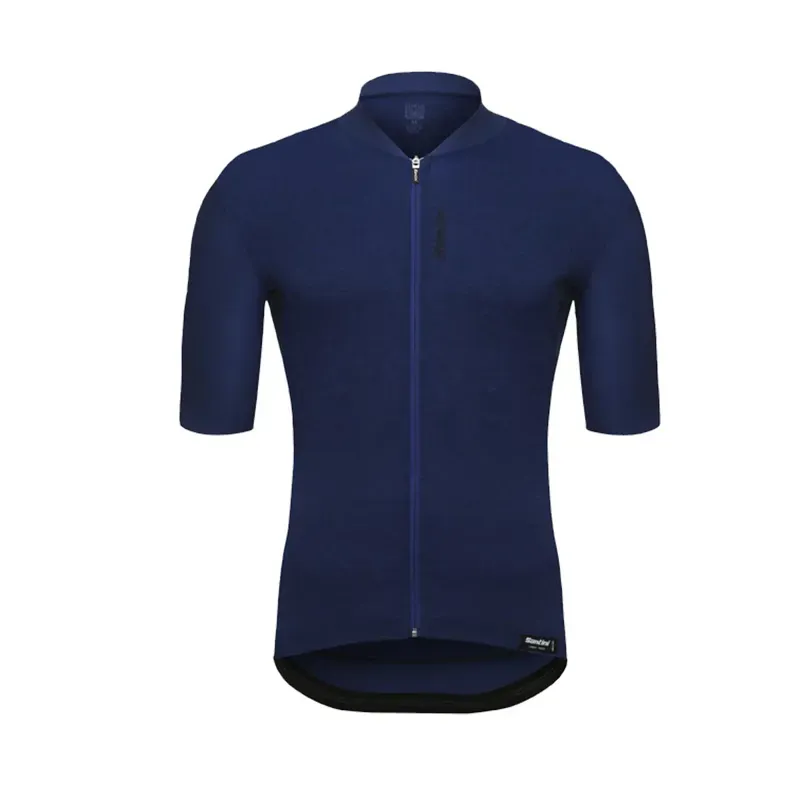 Santini 365 Classe Short Sleeve Jersey in Blue