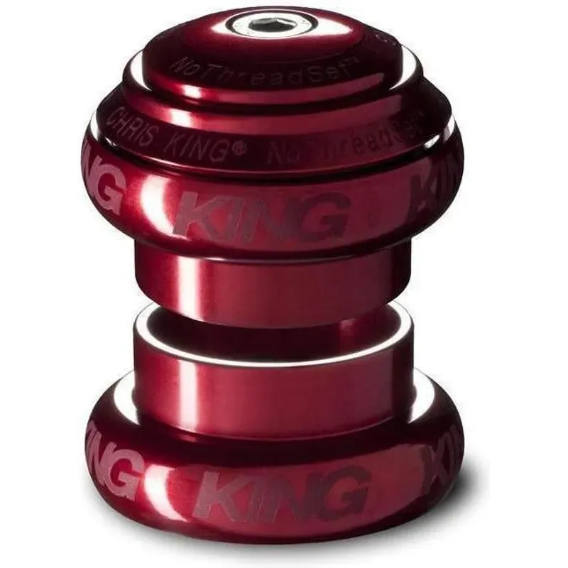 Chris King Devolution 1-1/2  1-1/8 Inch NoThreadSet SV Headset in Red