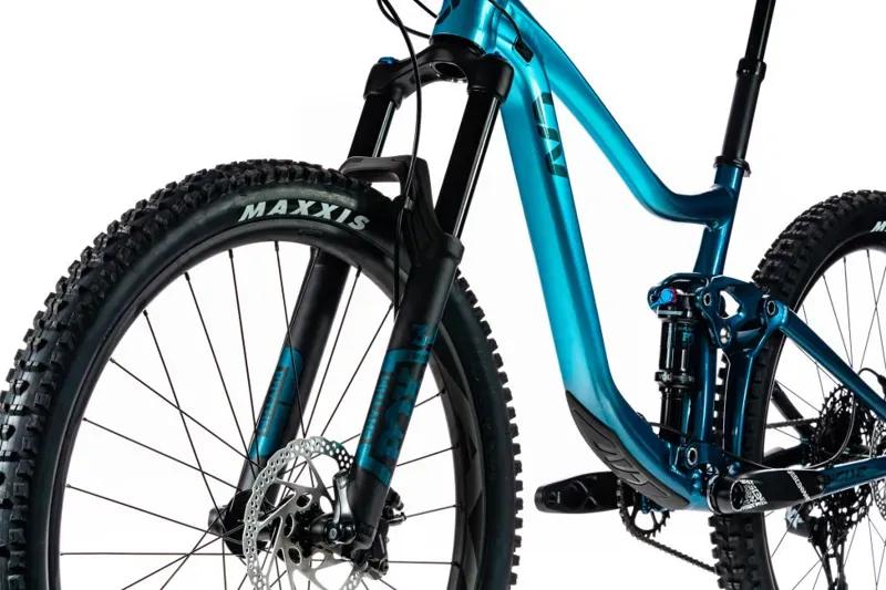 2020 Liv Intrigue 2 Full Suspension Mountain Bike in Blue-2