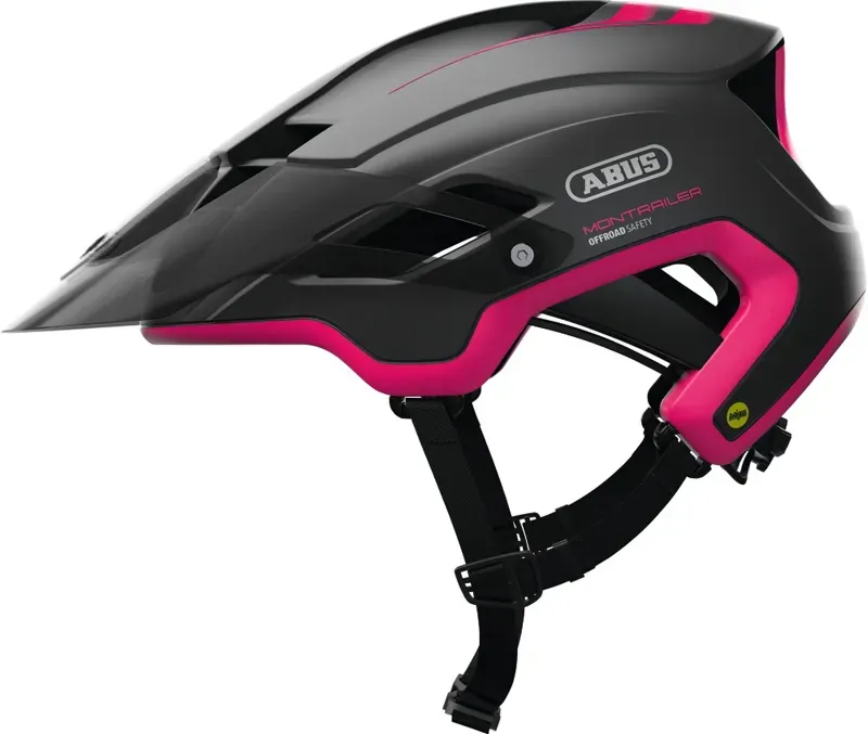 Abus MonTrailer MIPS Medium Helmet in Pink