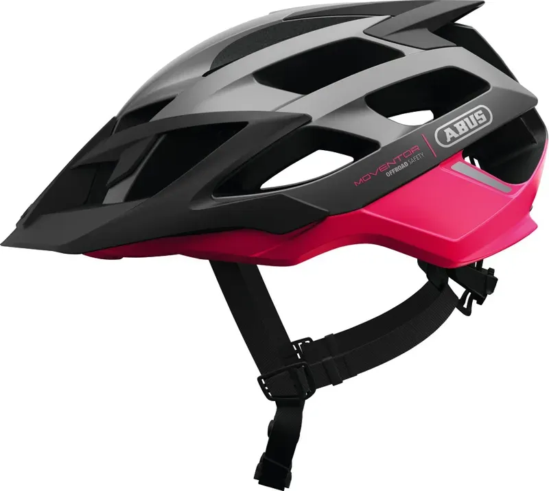 Abus Moventor Medium Helmet in Pink