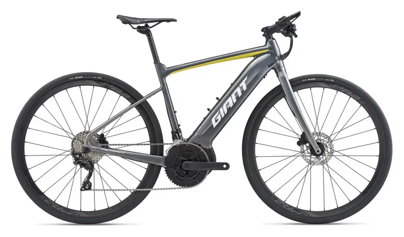 2020 Giant FastRoad E+ 1 Pro Electric Bike in Grey