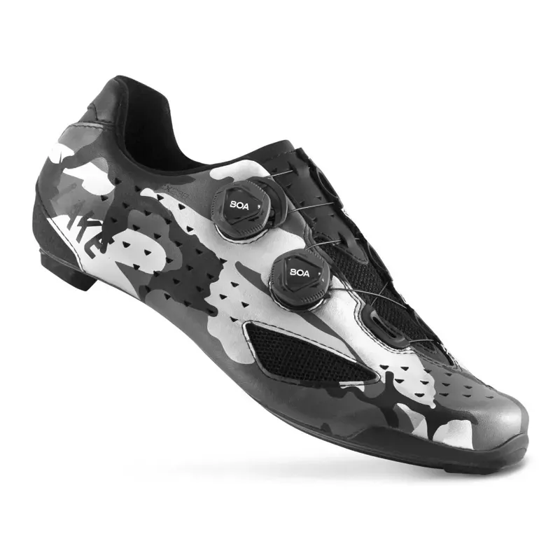 Lake CX238 Carbon Road Shoe in Silver Camo