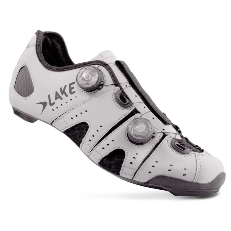 Lake CX241 BOA Road Shoes in Reflective Grey