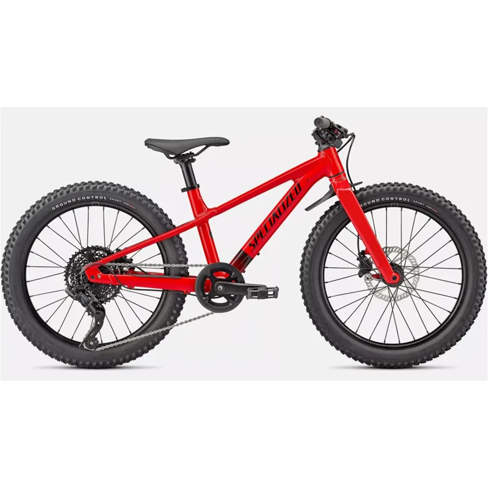 Specialized Riprock 20 Kids Mountain Bike in Flo Red Black