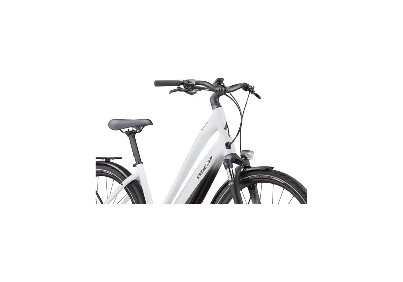 2021 Specialized Turbo Como 3.0 Electric Low-Entry Hybrid Bike in White-3