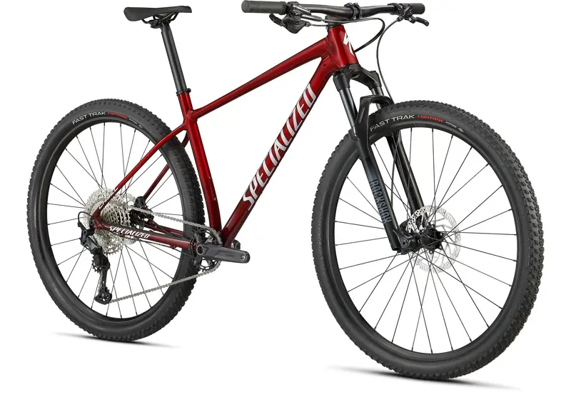 2021 Specialized Chisel Comp Hardtail Mountain Bike in Red-4