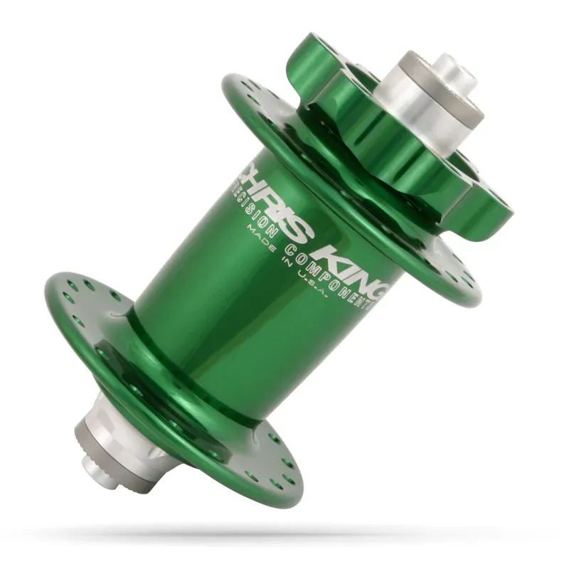 Chris King MTB ISO 32H Small Diameter Quick Release Front Hub in Green