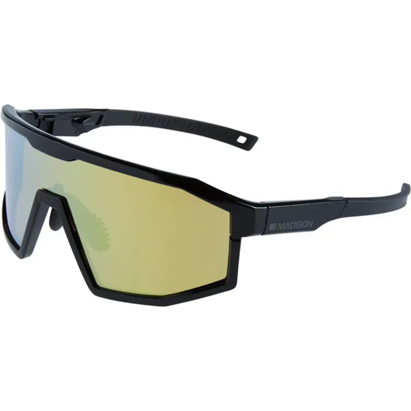 Madison Enigma Mirror Glasses in Black