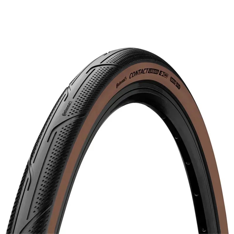 Continental Contact Urban Foldable Tyre 16x1.35-inch in Black/Brown-1
