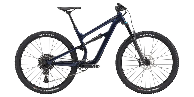 blue cannondale mountain bike