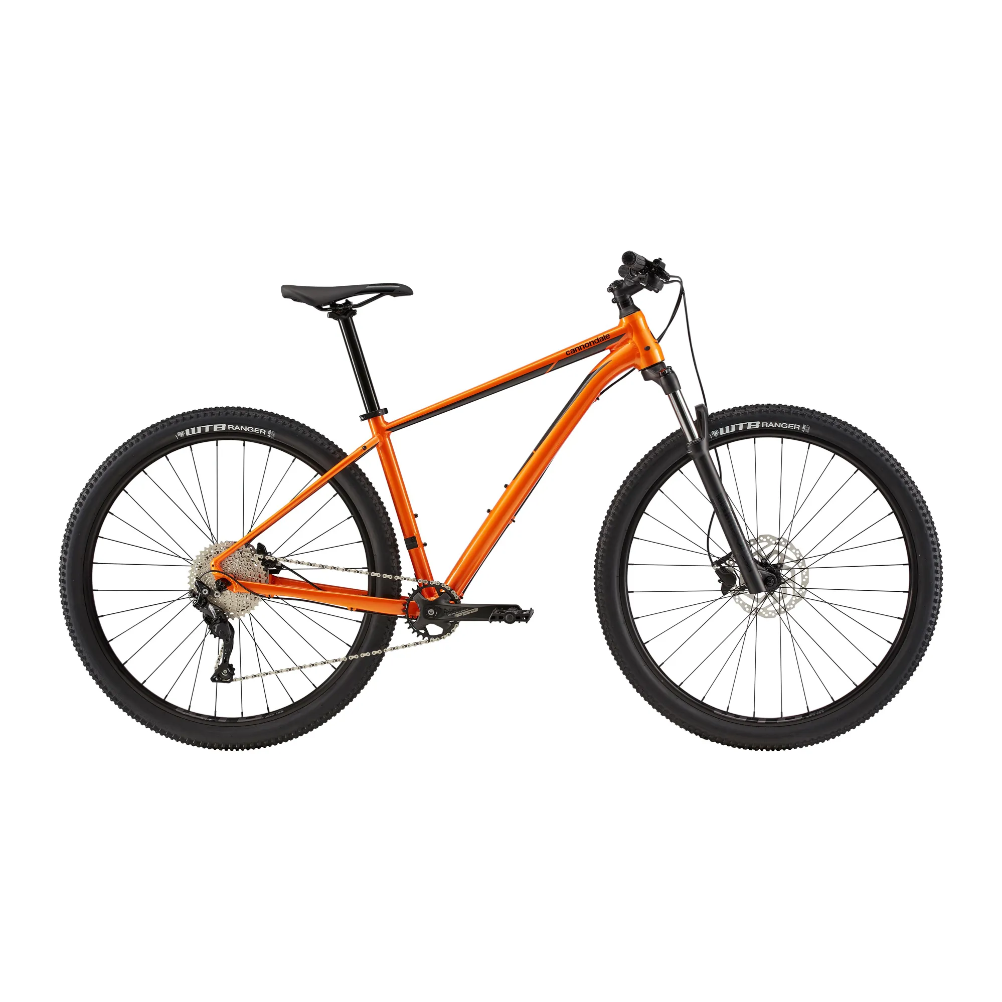 Casco Cannondale Cypher MTB - Color Negro/Naranja - Talla 58-62 Cm - Con Visera Y Ventilación